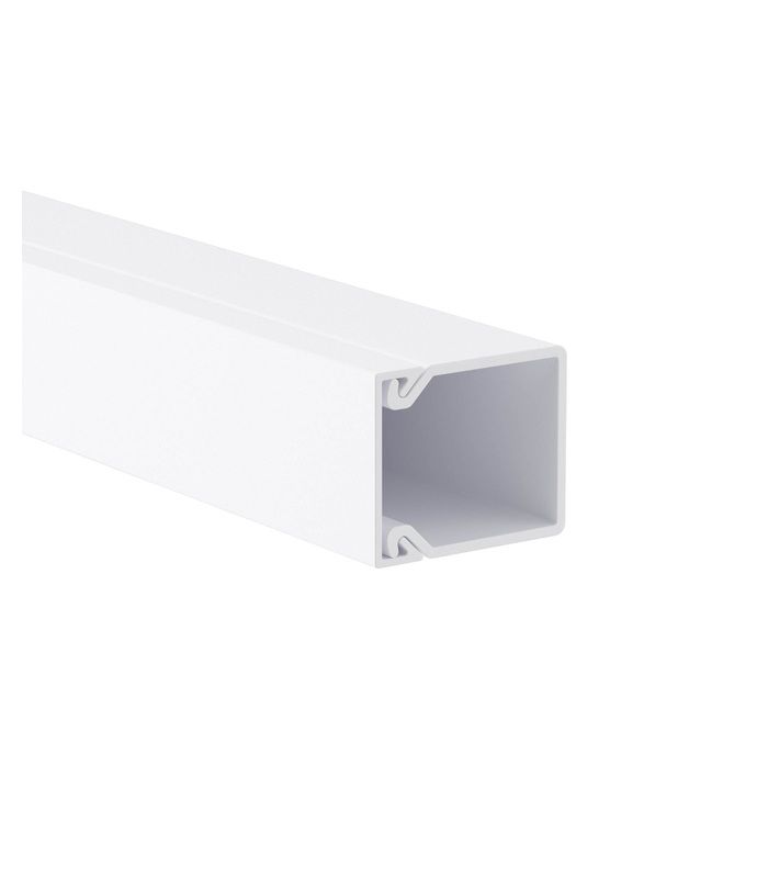 TA-EN 25x30 Короб із кришкою із плоскою основою, довжина 2000 мм, білий RAL9016