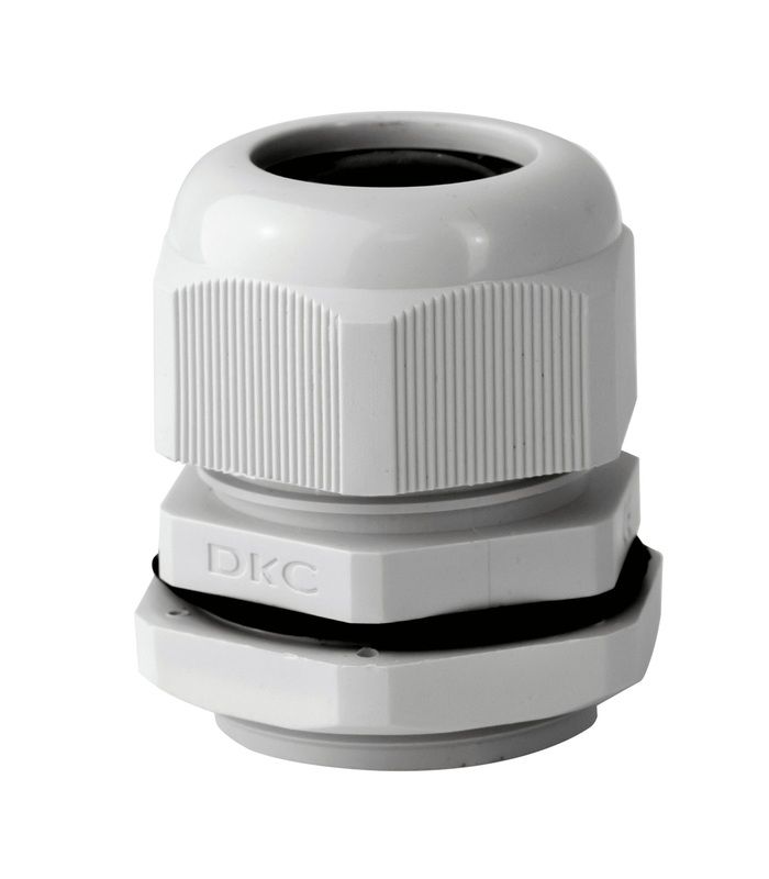 Затискач кабельний з контргайкою, IP68, PG21, д.13-18мм