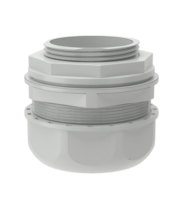 Перехідник армована труба-коробка, IP65, 1и1/2", д.40мм