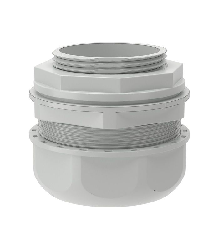 Перехідник армована труба-коробка, IP65, 1и1/2", д.40мм
