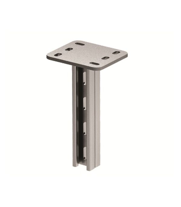 Вертикальний підвіс подвійний 41х21, довжина 3000 мм, гаряче цинкування після виготовлення (HDZ)