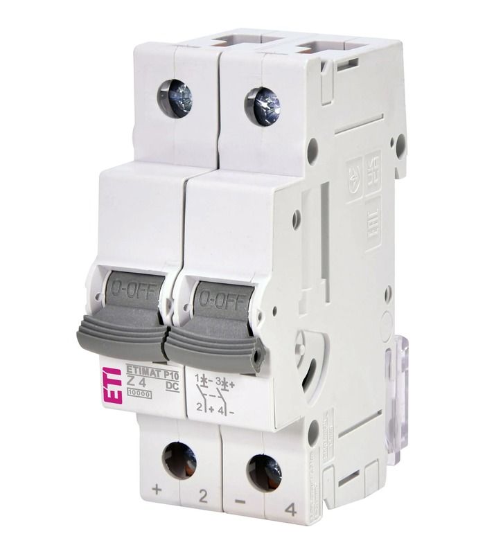 Авт. вимикач ETIMAT P10 DC 2p Z  4A (10kA)