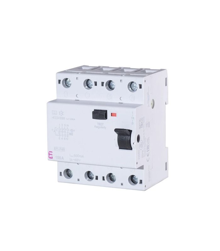 Реле диференційне (ПЗВ) EFI-4 100/0,03 тип A (10kA)