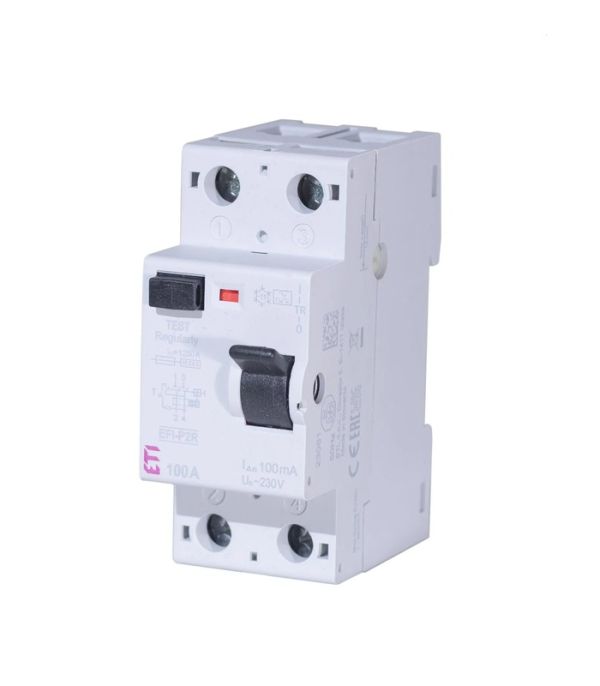 Реле диференційне (ПЗВ) EFI-2 100/0,03 тип A (10kA)