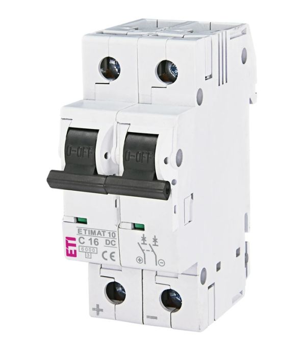 Авт. вимикач ETIMAT 10 DC 2p C 16A (6 kA)