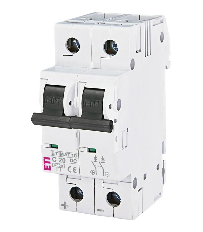 Авт. вимикач ETIMAT 10 DC 2p C 20A (6 kA)