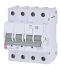 Диф. автоматичний вимикач KZS-4M 3p+N C 20/0,3 тип A (6kA)