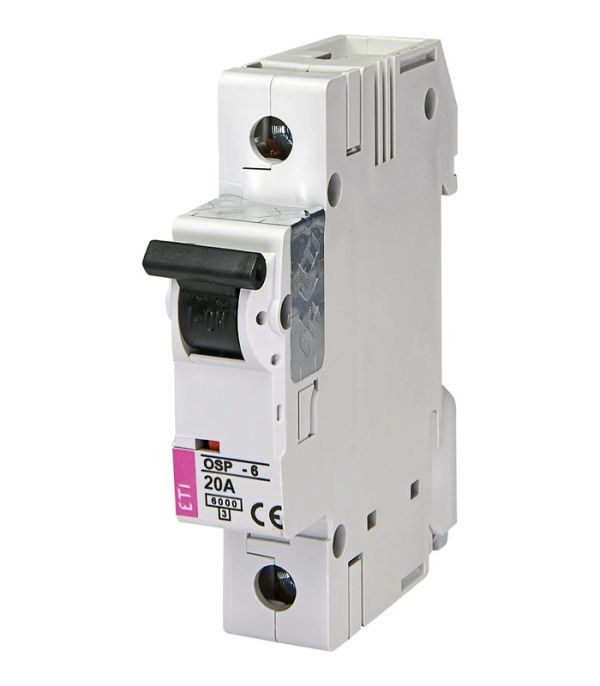 Обмежувач струму  OSP-6 20A 1p (6kA)