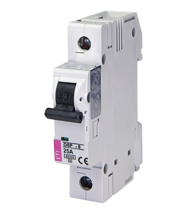 Обмежувач струму  OSP-6 25A 1p (6kA)