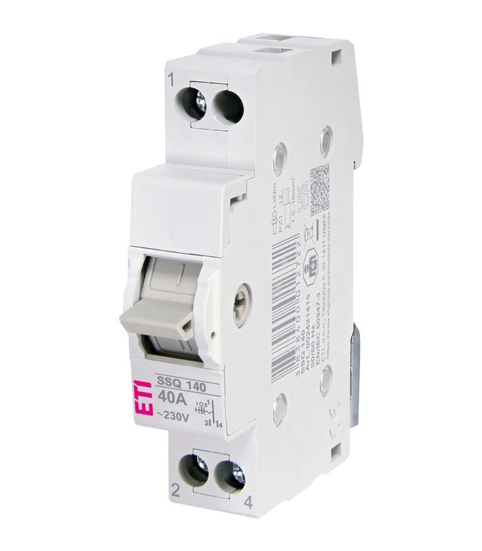 Перемикач навантаження SSQ 140 "1-0-2", 1p 40A