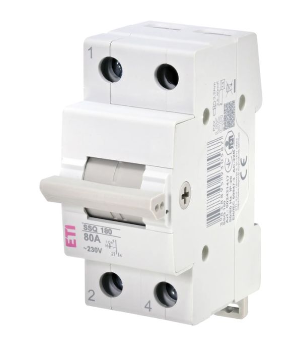 Перемикач навантаження SSQ 180 "1-0-2", 1p 80A