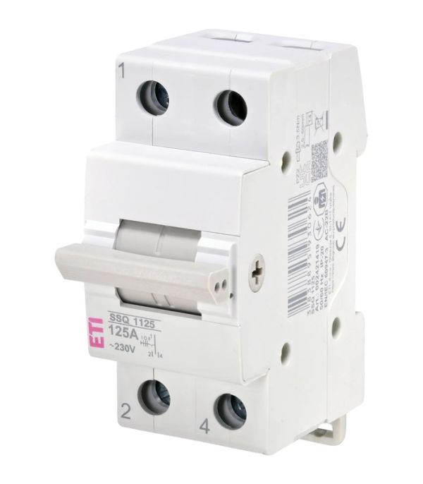Перемикач навантаження SSQ 1125 "1-0-2", 1p 125A