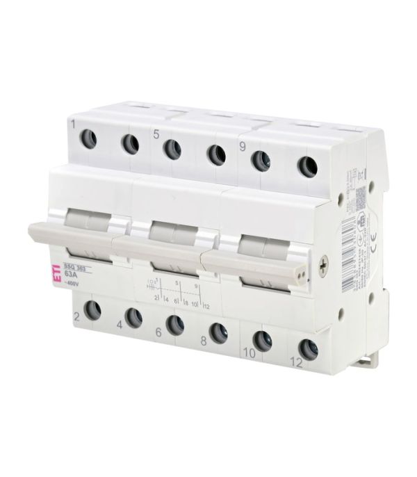 Перемикач навантаження SSQ 363 "1-0-2", 3p 63A
