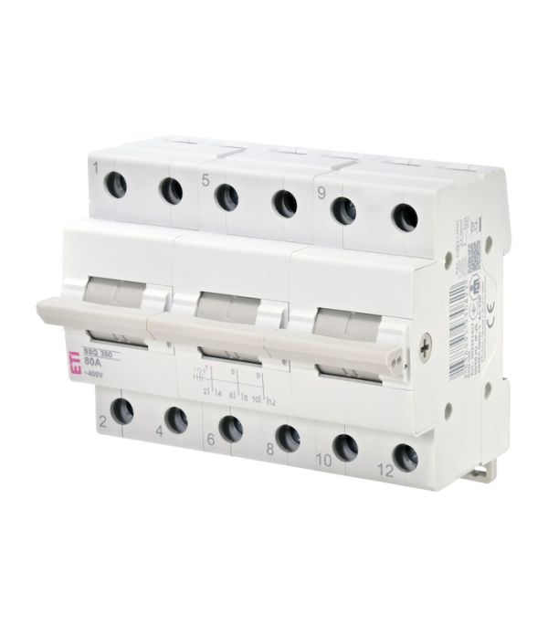 Перемикач навантаження SSQ 380 "1-0-2", 3p 80A
