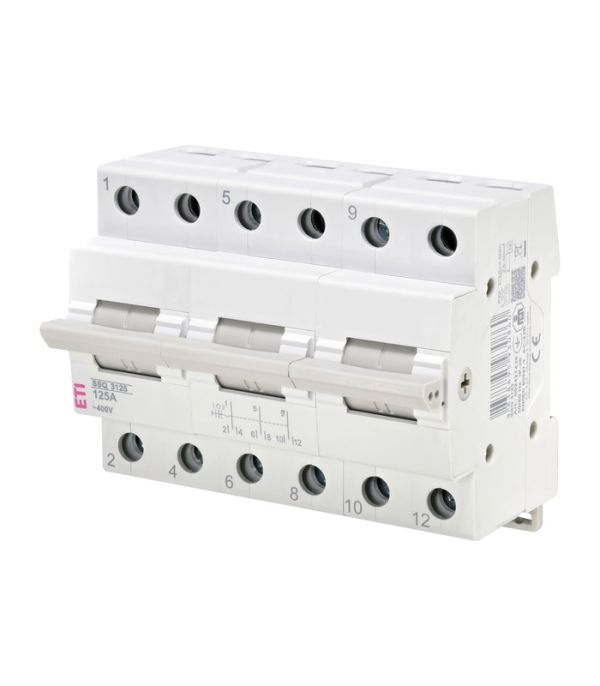 Перемикач навантаження SSQ 3125 "1-0-2", 3p 125A