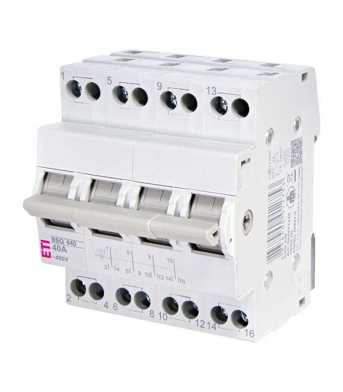 Перемикач навантаження SSQ 440 "1-0-2", 4p 40A