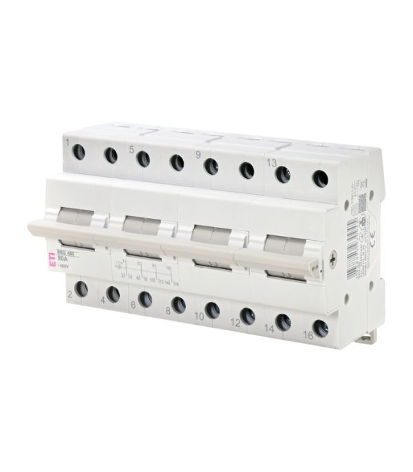 Перемикач навантаження SSQ 480 "1-0-2", 4p 80A