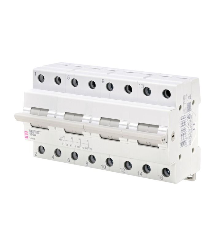 Перемикач навантаження SSQ 4100 "1-0-2", 4p 100A