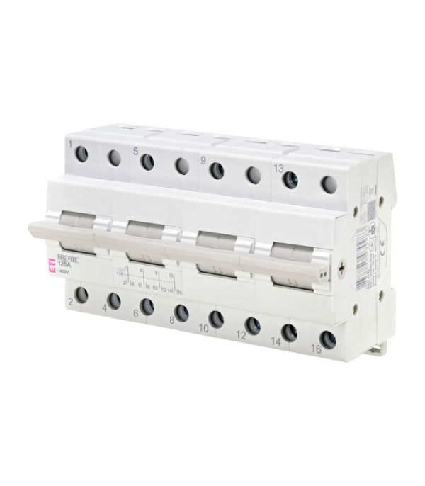 Перемикач навантаження SSQ 4125 "1-0-2", 4p 125A