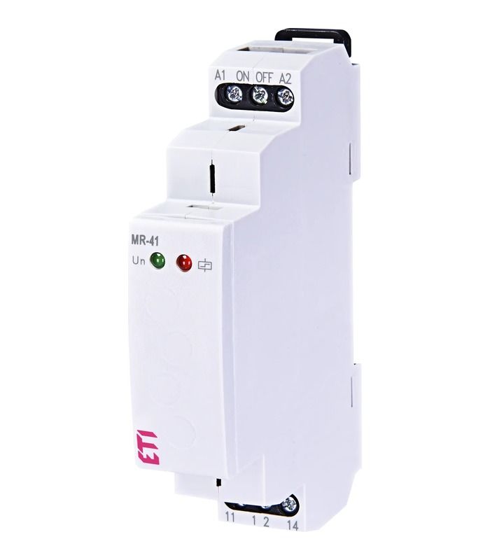 Імпульсне реле з функцією "пам'ять" MR-41 UNI  12-240V AC/DC (1x16A_AC1)