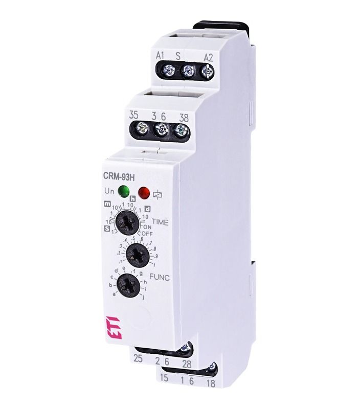 Багатофункціональне реле часу CRM-93 H 230V (3x8A_AC1)