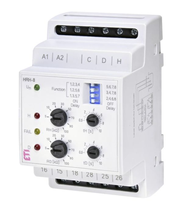 Реле контролю рівня рідини HRH-8 24V (2x16A_AC1)