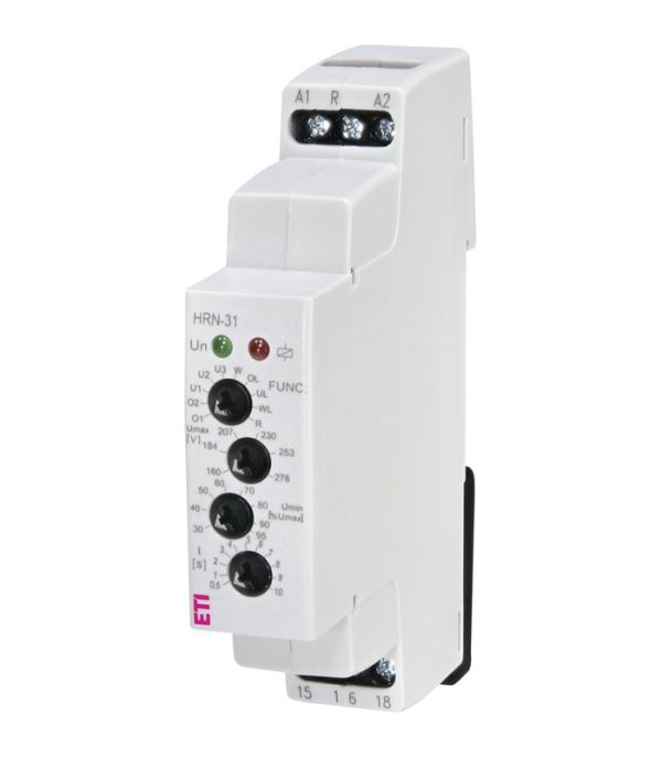 Реле контролю напруги HRN-31 (1F, 48-276V AC/DC, 1x16A_AC1)