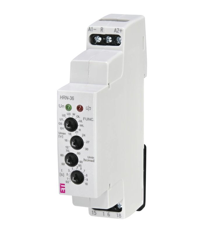Реле контролю напруги HRN-36  6-30V DC (1F, 1x16A_AC1)