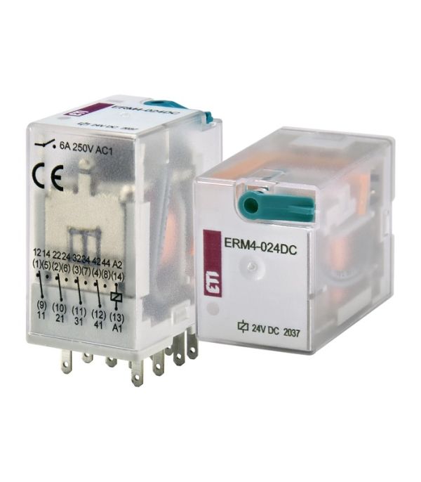 Реле електромеханічне ERM4-024DC 4p