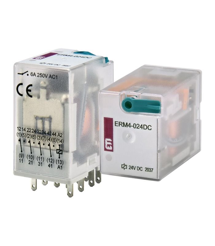 Реле електромеханічне ERM4-024DC 4p
