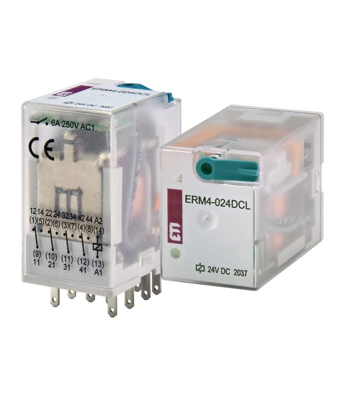 Реле електромеханічне ERM4-024DCL 4p