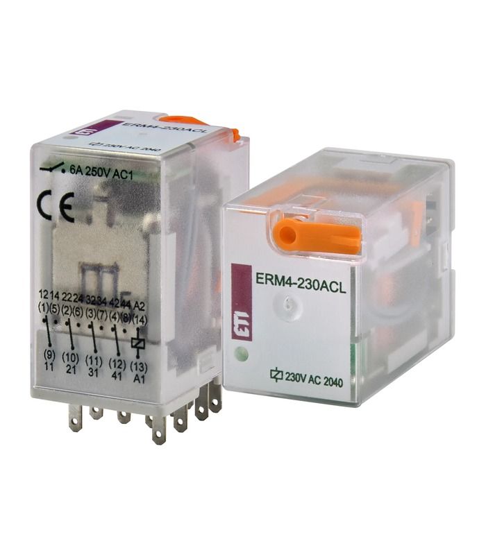 Реле електромеханічне ERM4-230AC 4p
